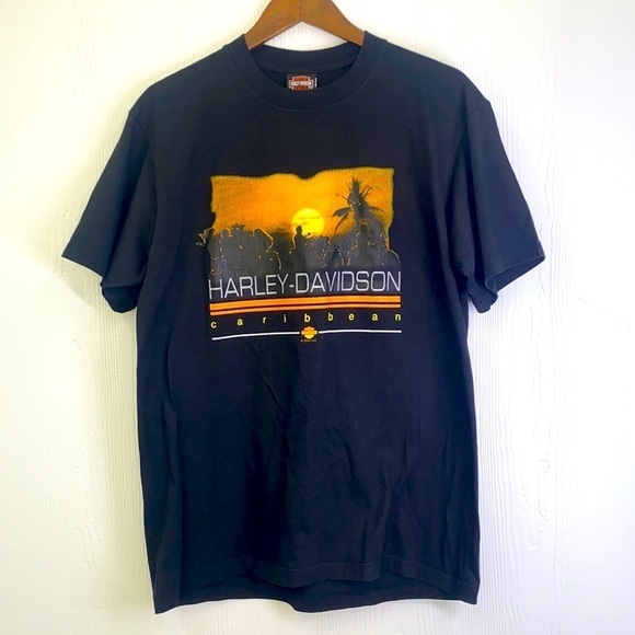 Harley Davidson - One Cool Bikers Island Aruba , Dutch Caribbean Lizard Bike LG - Picture 1 of 7